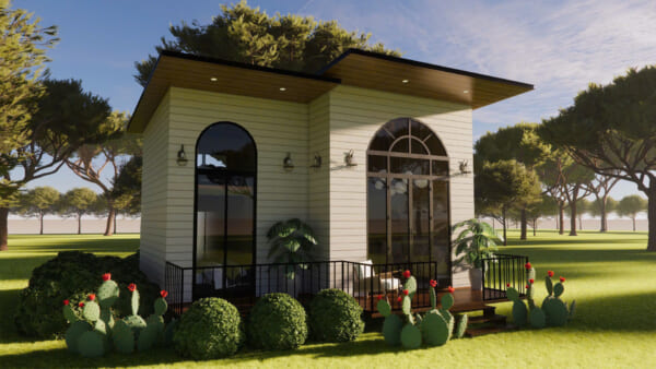 Nhà lắp ghép gác lửng 42.5 m2