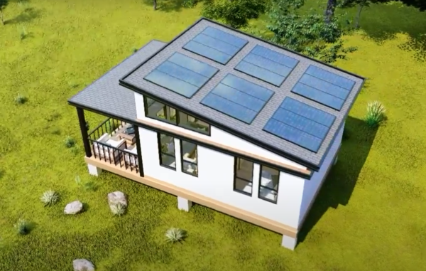 Nhà lắp ghép hiện đại 5x10m = 50m2 Nhà Lắp ghép 5 x 10m = 50m2