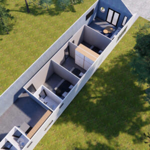 Nhà lắp ghép 106m2 Nhà lắp ghép 106m2