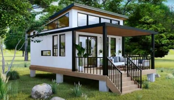 Nhà lắp ghép hiện đại 5x10m = 50m2 Nhà Lắp ghép 5 x 10m = 50m2