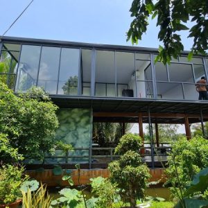 Nhà xi măng giả gỗ 116m2