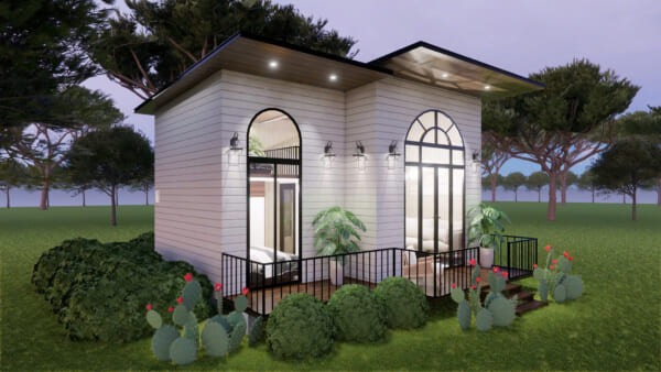 Nhà lắp ghép gác lửng 42.5 m2